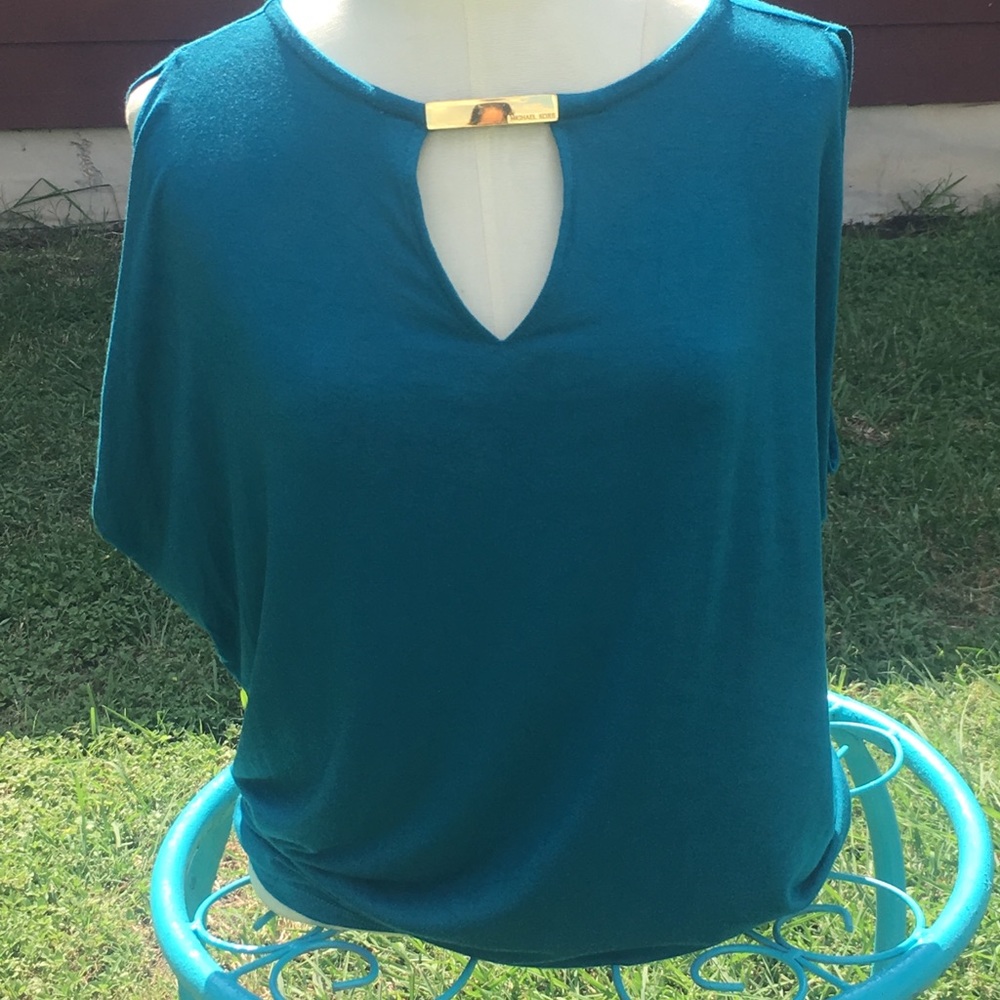Micheal Kors Teal Blouse